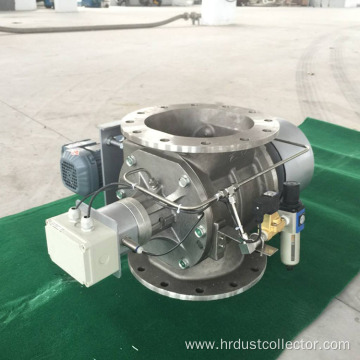 Circular rotary blanking valve for valve actuators